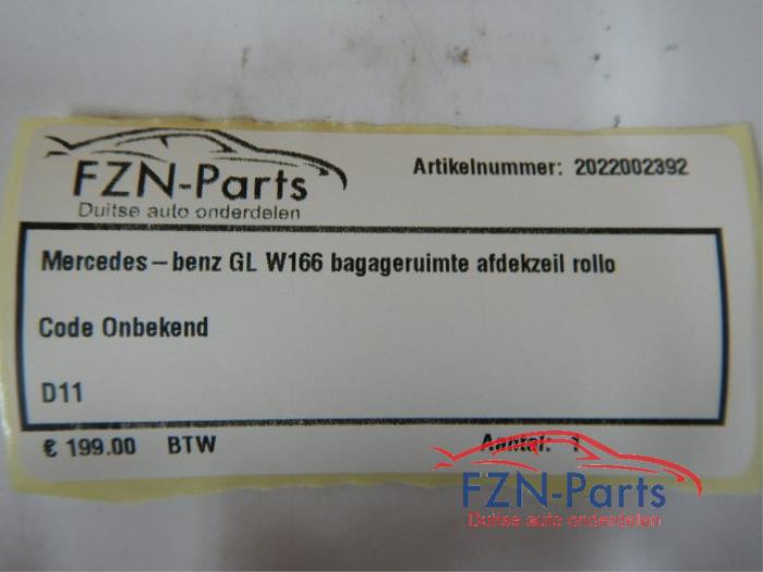 Dekzeil Bagageruimte Mercedes Diversen (22741167)