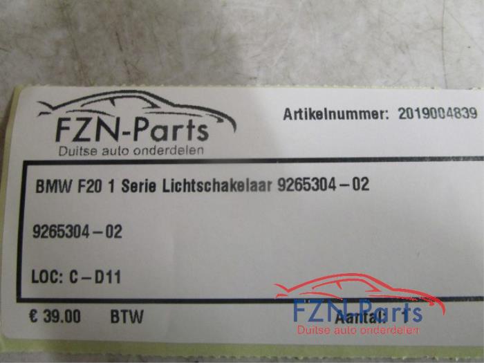 Licht Schakelaar BMW 1-Serie (22735544)