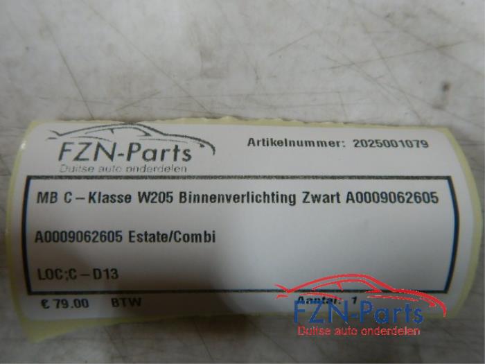 Binnenverlichting voor Mercedes C-Klasse (22743512)