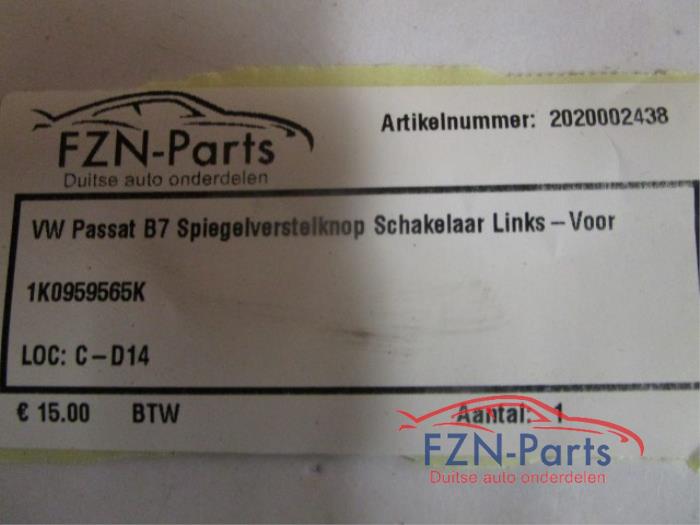 Spiegel Schakelaar Volkswagen Passat (22742210)