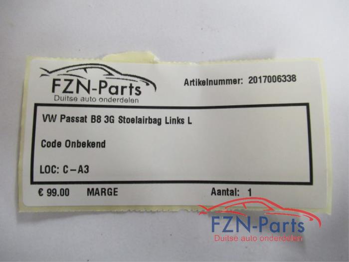 Airbag stoel (zitplaats) Volkswagen Passat (22730713)