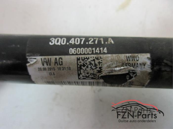 VW Passat B8 3G Aandrijfas Links