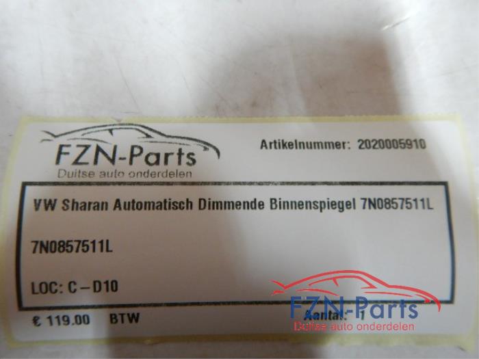 Binnenspiegel Volkswagen Sharan (22726559)
