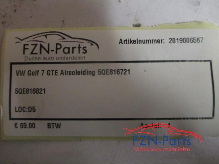 VW Golf 7 GTE Aircoleiding