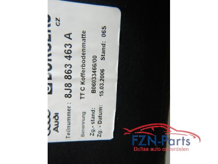 Vloerplaat bagageruimte Audi TT (22739958)