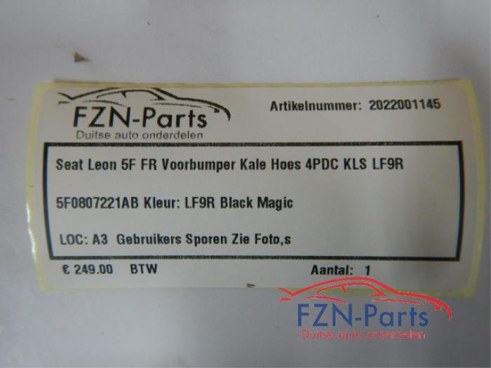 Seat Leon 5F FR Voorbumper Kale Hoes