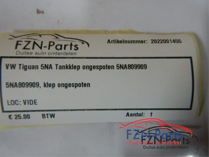 VW Tiguan 5NA Tankklep Ongespoten