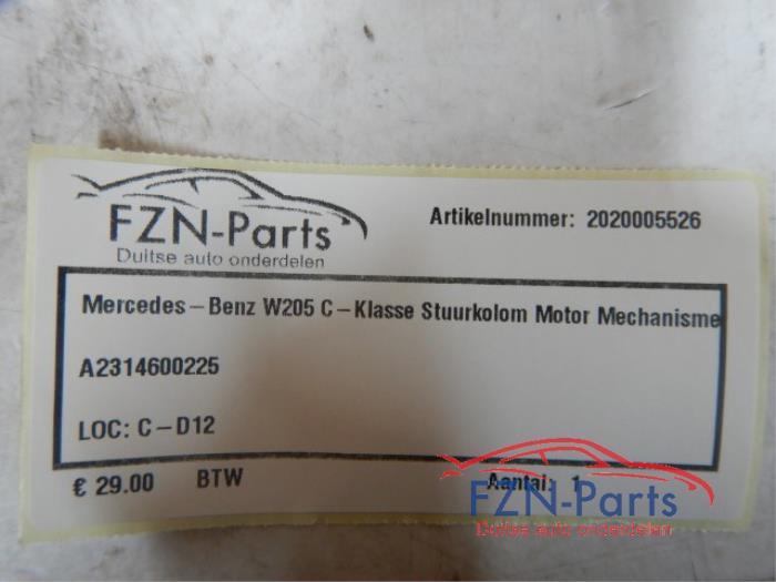 Popup Systeem Motorkap Mercedes C-Klasse (22744160)