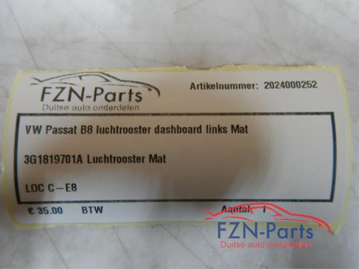 Luchtrooster Dashboard Volkswagen Passat (22735848)
