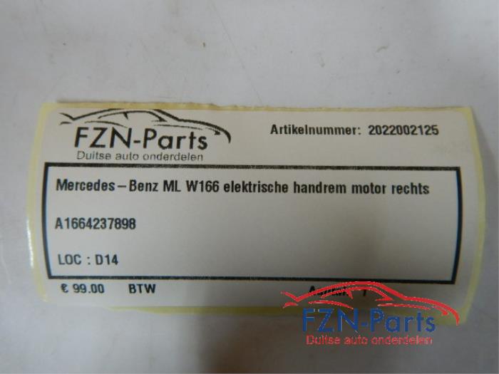 Handrem motor Mercedes ML-Klasse (22741439)