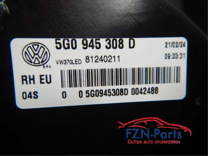 VW Golf 7 R LED Achterlicht Rechts-binnen