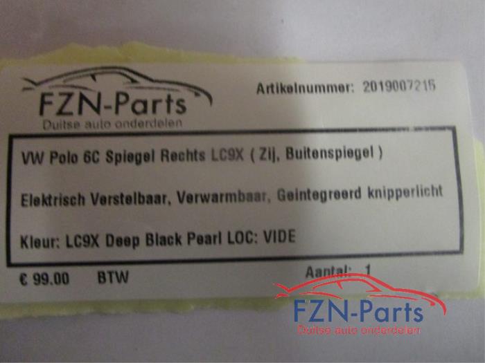 Buitenspiegel rechts Volkswagen Polo (22724810)