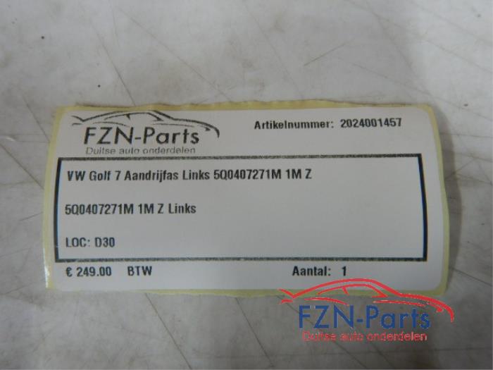 Aandrijfas links-voor Volkswagen Golf (22725186)