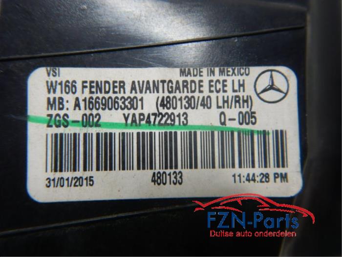 Mercedes-Benz W166 ML-Klasse Achterlicht Links-buiten