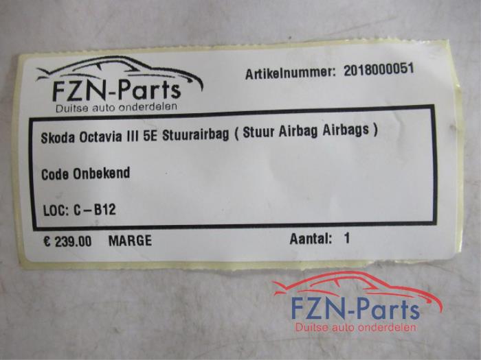 Airbag links (Stuur) Skoda Octavia (22730462)