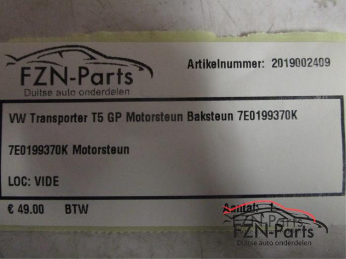 Motorsteun Volkswagen Transporter (22736570)