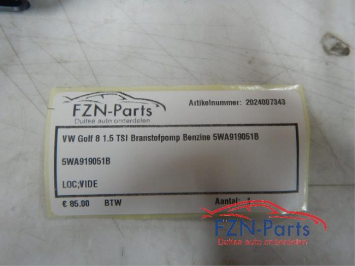 VW Golf 8 1.5 TSI Brandstofpomp Benzine