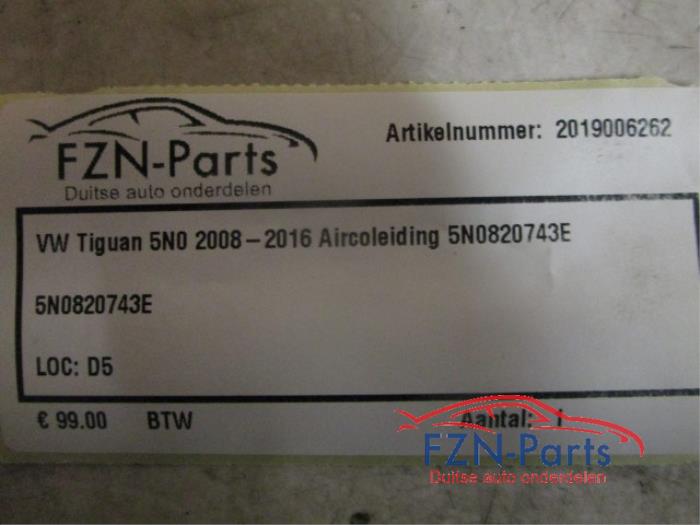 VW Tiguan 5N0 2008-2015 Aircoleiding