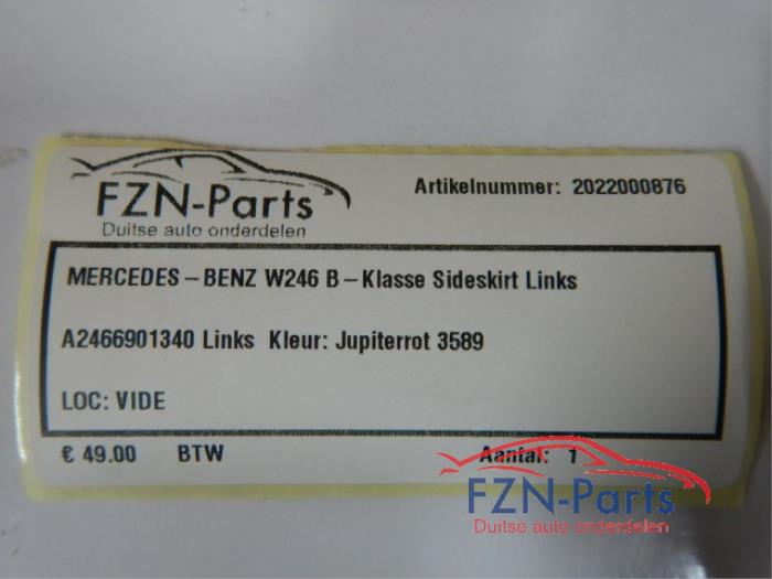Zijskirt links Mercedes B-Klasse (22727651)