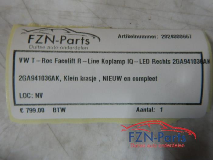 Koplamp rechts Volkswagen T-Roc (22722971)