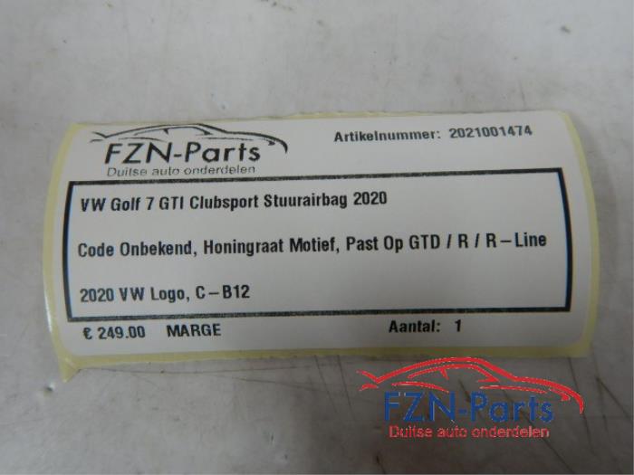 Airbag links (Stuur) Volkswagen Golf (22730438)
