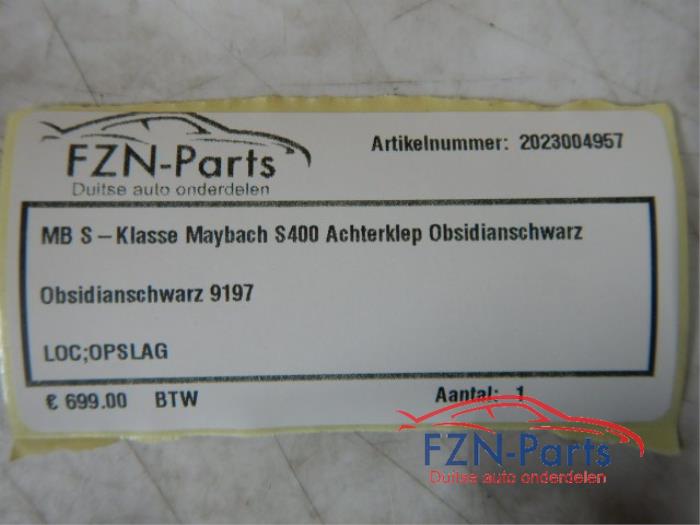 Achterklep Mercedes S-Klasse (22724454)