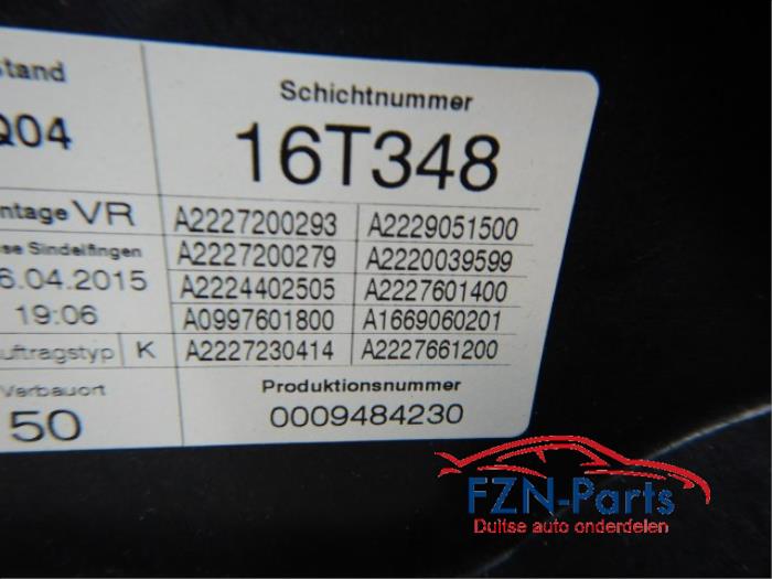 Portier 4Deurs rechts-voor Mercedes S-Klasse (22723025)
