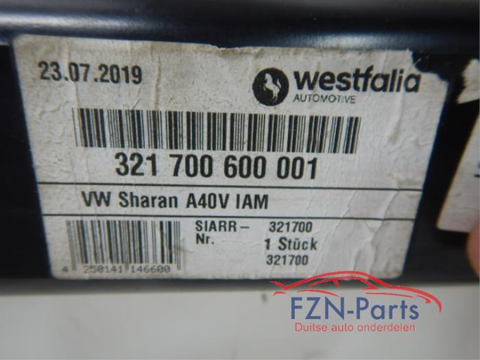 VW Sharan 7N0 Trekhaak Afneembaar Westfalia