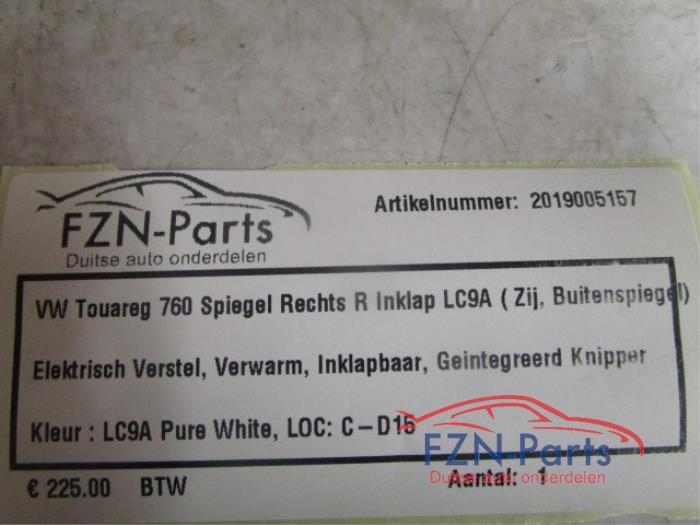 Buitenspiegel rechts Volkswagen Touareg (22724632)