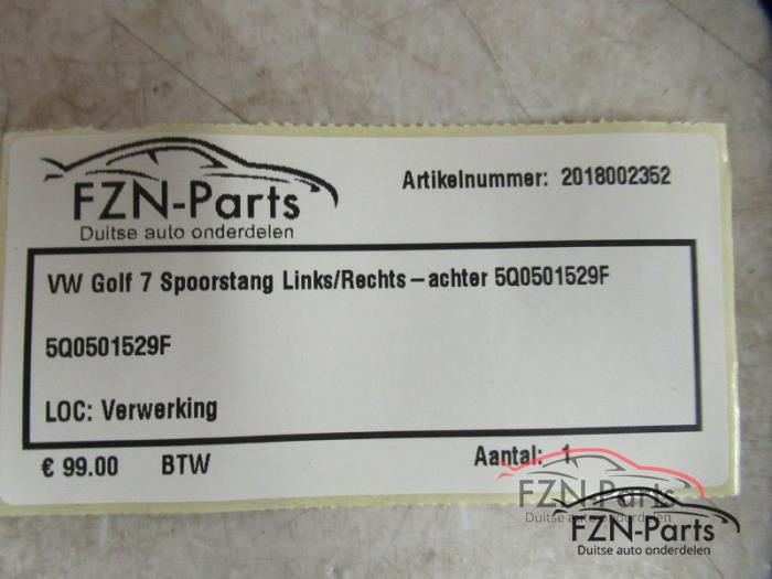 VW Golf 7 Spoorstang Links/Rechts-Achter
