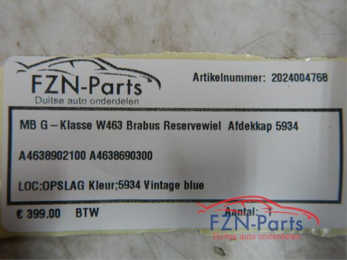 mercedes-Benz G-Klasse W463 Brabus Reservewiel Afdekkap 5934 A