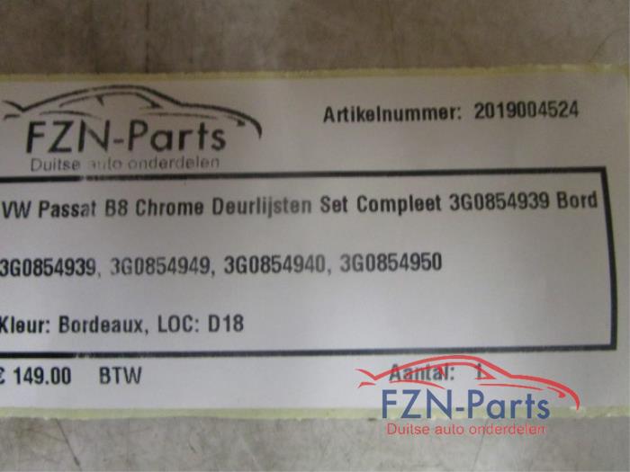 Portierlijst Volkswagen Passat (22742293)