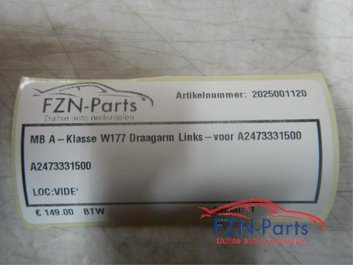 Draagarm links-voor Mercedes A-Klasse (22727523)
