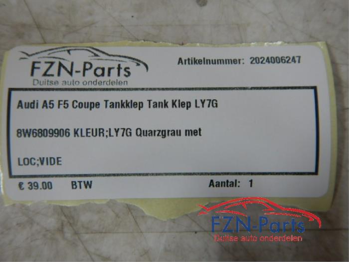Audi A5 F5 Coupe Tankklep Tank Klep LZ7G