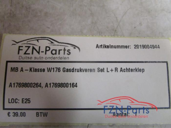 Mercedes-Benz A-Klasse W176 Gasdrukveren Set L + R Achterklep