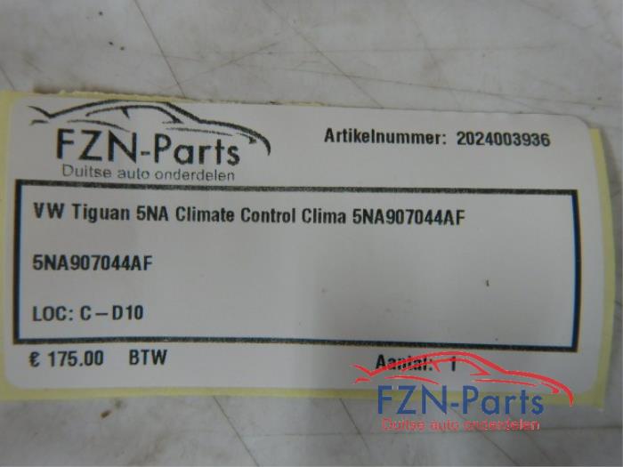Climatronic Paneel Volkswagen Tiguan (22733178)