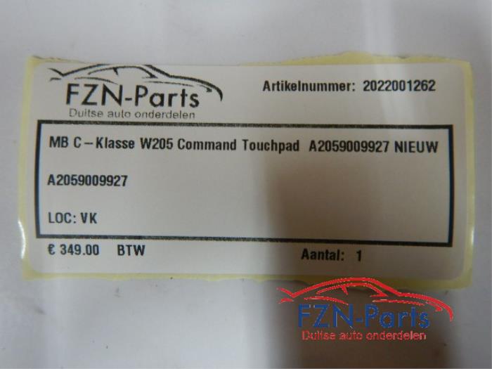Mercedes-Benz C-klasse W205 Command Touchpad