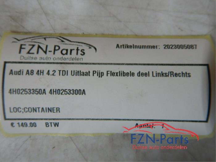 Uitlaat (compleet) Audi A8 (22741098)
