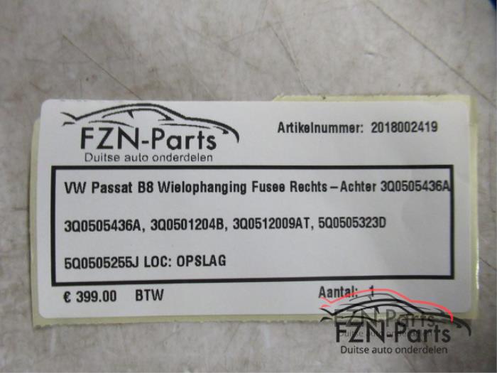 Wielophanging rechts-achter Volkswagen Passat (22729623)