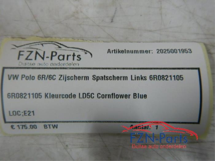 Scherm links-voor Volkswagen Polo (22724242)