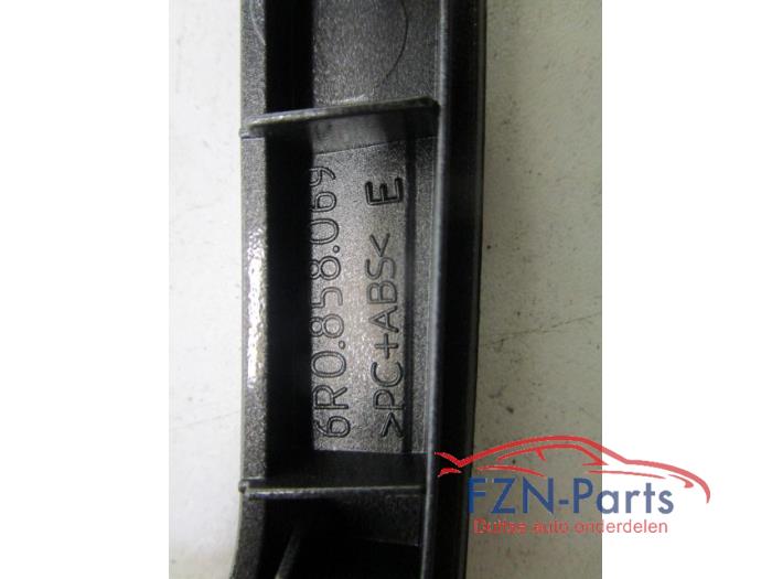 VW Polo 6R Inleg Dashboard Navigatie Hoogglans Grijs