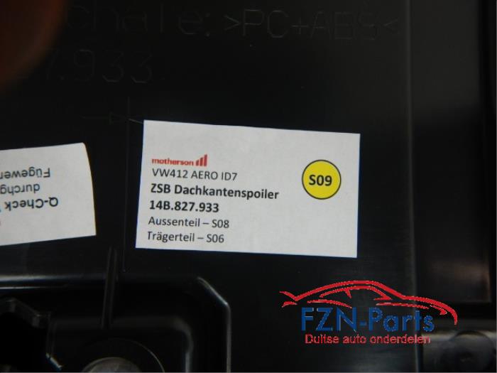 VW ID7 Dakspoiler