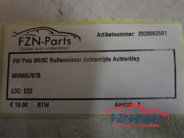 VW Polo 6R/6C Ruitenwisser Achterzijde Achterklep