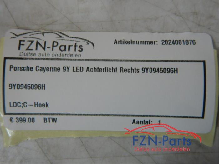 Achterlicht rechts Porsche Cayenne (22725973)