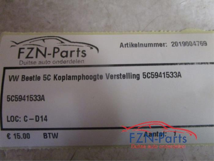 Koplamphoogte postitiesensor Volkswagen Beetle (22735346)