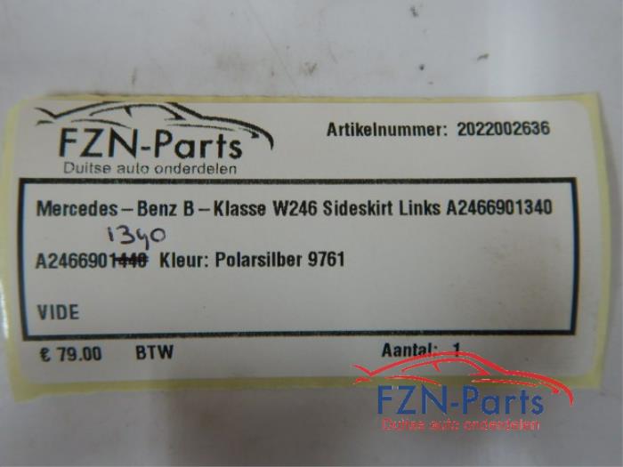 Zijskirt links Mercedes B-Klasse (22727604)