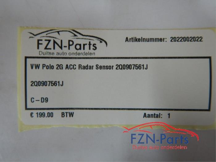 Radar sensor Volkswagen Polo (22745530)