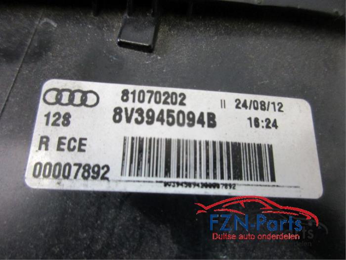 Audi A3 S3 8V LED Achterlichtenset L+R 3-Deurs Compleet