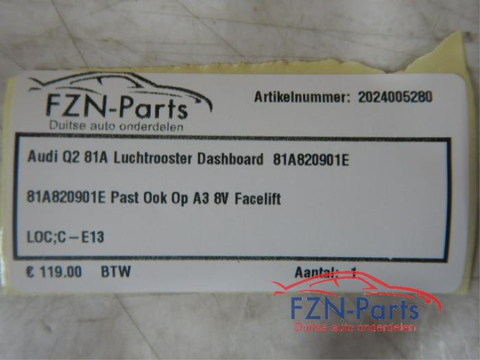 Luchtrooster Dashboard Audi Q2 (22735867)