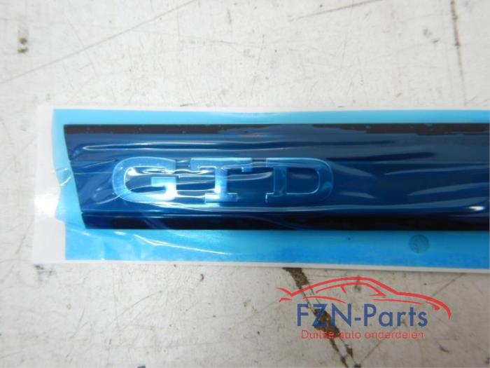 VW Golf 8 GTD Embleem Sticker Logo Zijscherm Rechts